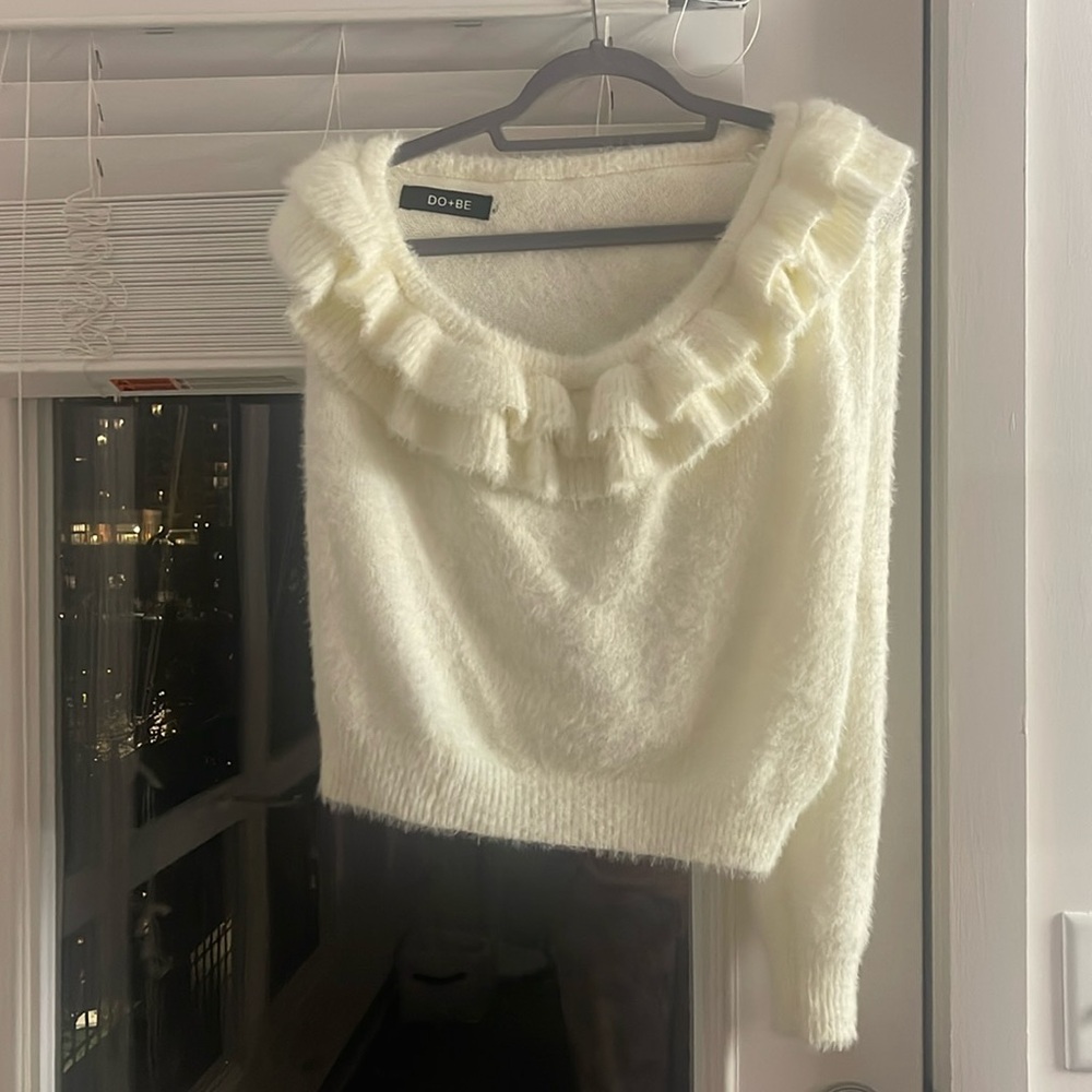 Off the shoulder sweater